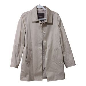 Coach Sateen walking coat signature classic trench overcoat utility size Medium